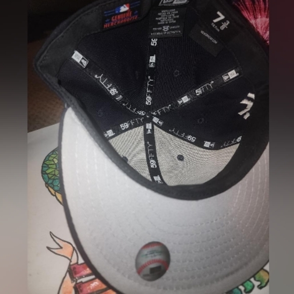⚾🔥 NY Yankees Patriotic American New Era cap, 59Fifty, 7 3/8", R/W/B 🔥⚾ - Picture 6 of 6